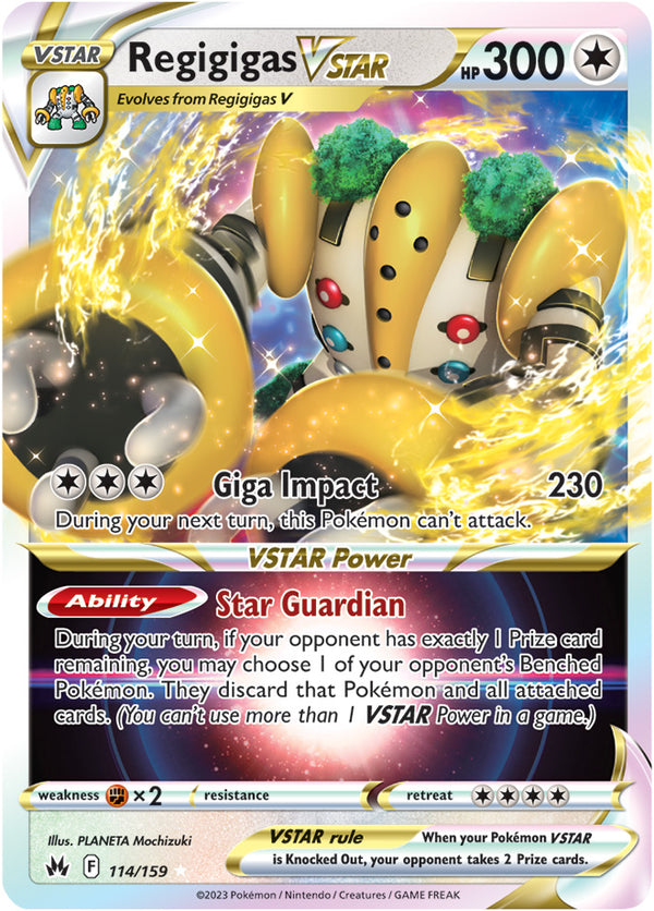 Regigigas VSTAR - 114/159 - Crown Zenith