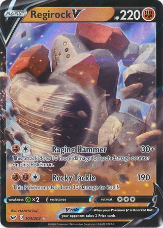 Regirock V - 104/202 - Sword & Shield Base