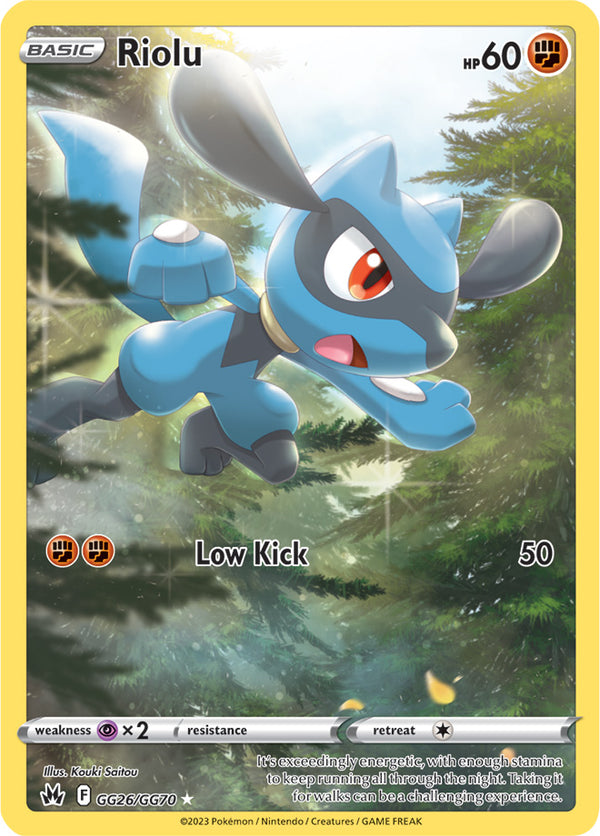 Riolu - GG26/GG70 - Crown Zenith