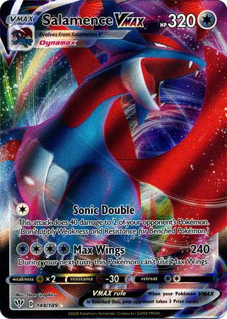 Salamence VMAX - 144/189 Darkness Ablaze