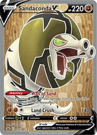 Sandaconda V Full Art - 175/198 - Chilling Reign