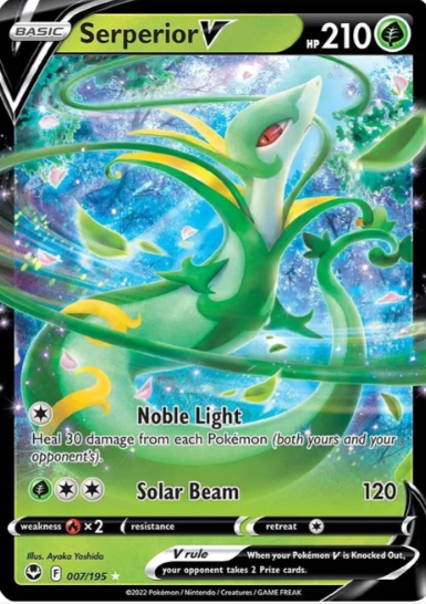 Serperior V - 7/195 - Silver Tempest