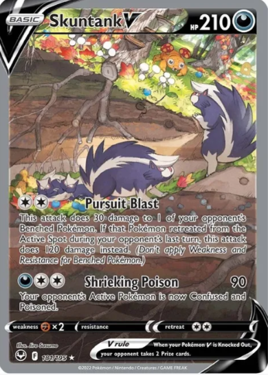 Skuntank V Alternate Art - 181/195 - Silver Tempest