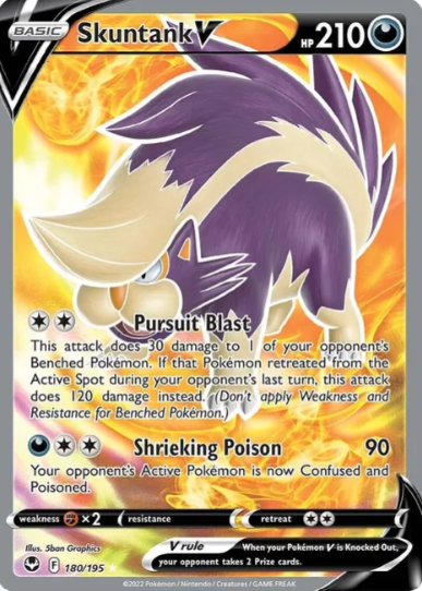 Skuntank V Full Art - 180/195 - Silver Tempest