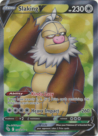 Slaking V Full Art - 77/78 - Pokemon GO