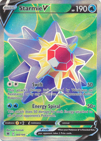 Starmie V Full Art - 166/189 - Astral Radiance