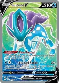 Suicune V Full Art - 173/203 - Evolving Skies