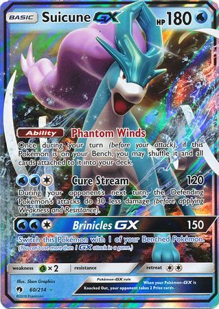 Suicune GX - 60/214 - Lost Thunder
