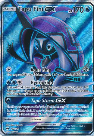 Tapu Fini GX - 133/147 - Full Art - Burning Shadows