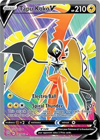 Tapu Koko V Full Art - 147/163 - Battle Styles