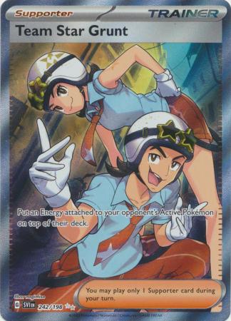 Team Star Grunt Full Art - 242/198 - Scarlet & Violet