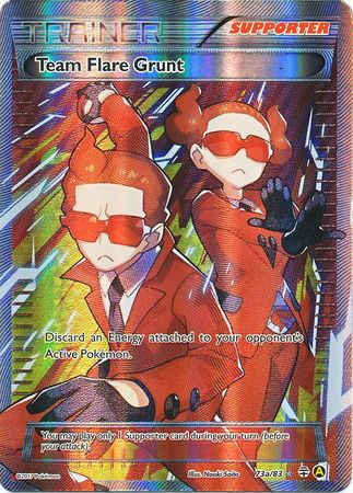 Team Flare Grunt - 73a/83 - XY Promos