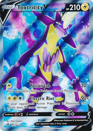 Toxtricity V Full Art - 182/192 - Rebel Clash