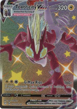 Toxtricity VMAX Shiny Rare - SV113/SV122 - Shining Fates