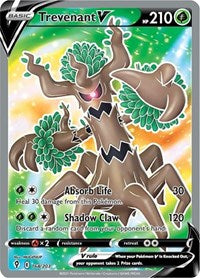Trevenant V Full Art - 168/203 - Evolving Skies