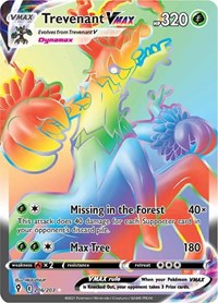 Treveanant VMAX Rainbow Rare - 206/203 - Evolving Skies