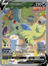 Tyranitar V Alternate Art - 155/163 - Battle Styles