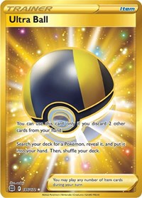 Ultra Ball Secret Rare - 186/172 - Brilliant Stars