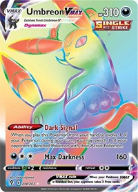 Umbreon VMAX Rainbow Rare - 214/203 - Evolving Skies