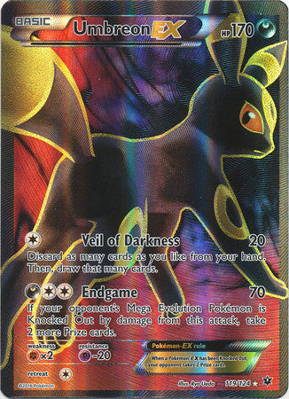 Umbreon EX Full Art - 119/124 - Fates Collide
