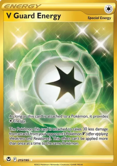 V Guard Energy Secret Rare - 215/195 - Silver Tempest
