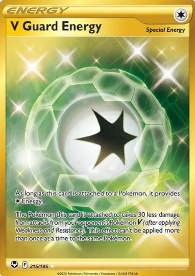 V Guard Energy Secret Rare - 216/195 - Silver Tempest