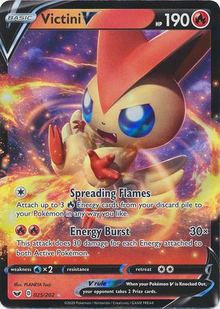 Victini V - 25/202 - Sword & Shield