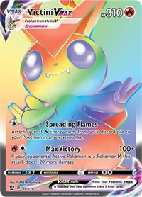 Victini VMAX Rainbow Rare - 165/163 - Battle Styles