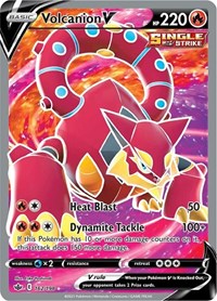 Volcanion V Full Art - 162/198 - Chilling Reign