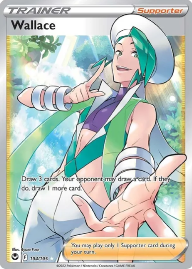 Wallace Full Art - 194/195 - Silver Tempest