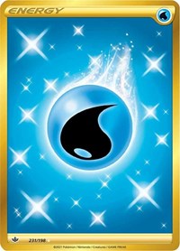 Water Energy Secret Rare - 231/198 - Chilling Reign