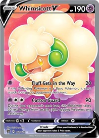 Whimsicott V Full Art - 160/172 - Brilliant Stars