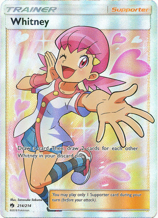 Whitney Full Art - 214/214 - Lost Thunder