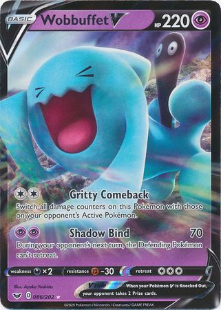 Wobbuffet V - 86/202 - Sword & Shield Base