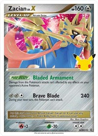 Zacian LV. X - SWSH135 - Sword & Shield Promos