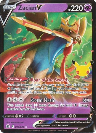 Zacian V - 16/25 - Celebrations