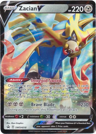 Zacian V - SWSH018 - Sword & Shield Promos