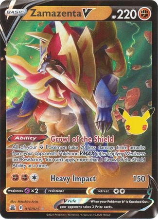 Zamazenta V - 18/25 - Celebrations