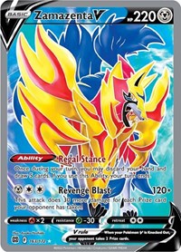 Zamazenta V Full Art - 163/172 - Brilliant Stars