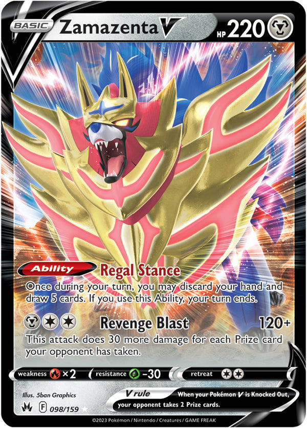 Zamazenta V - 98/159 - Crown Zenith