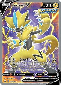 Zeraora V Full Art - 165/198 - Chilling Reign