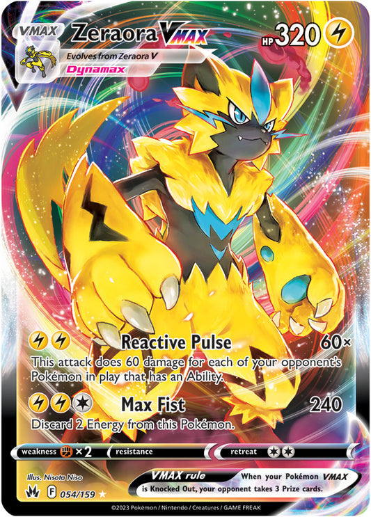 Zeraora VMAX - 54/159 - Crown Zenith