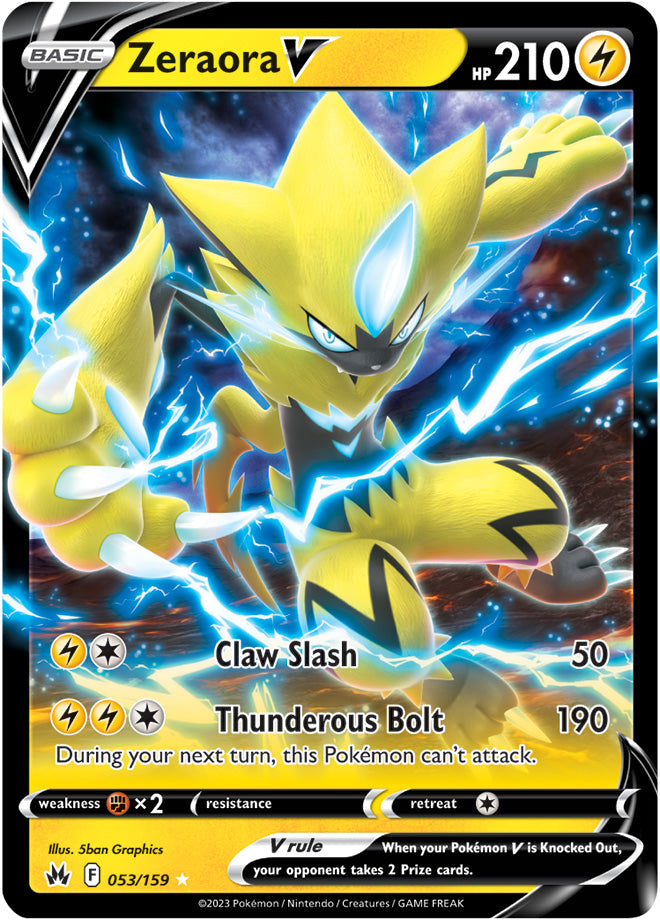 Zeraora V - 53/159 - Crown Zenith
