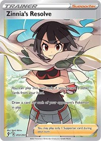 Zinnia's Resolve Full Art - 203/203 - Evolving Skies
