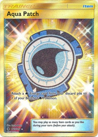 Aqua Patch Secret Rare - 161/145 - Guardians Rising