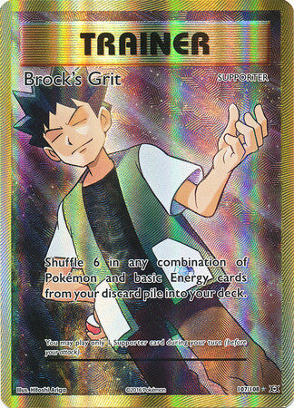 Brock's Grit Full Art - 107/108 - Evoltuions