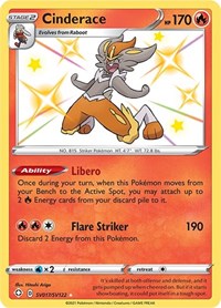 Cinderace Baby Shiny - SV017/SV122 - Shining Fates