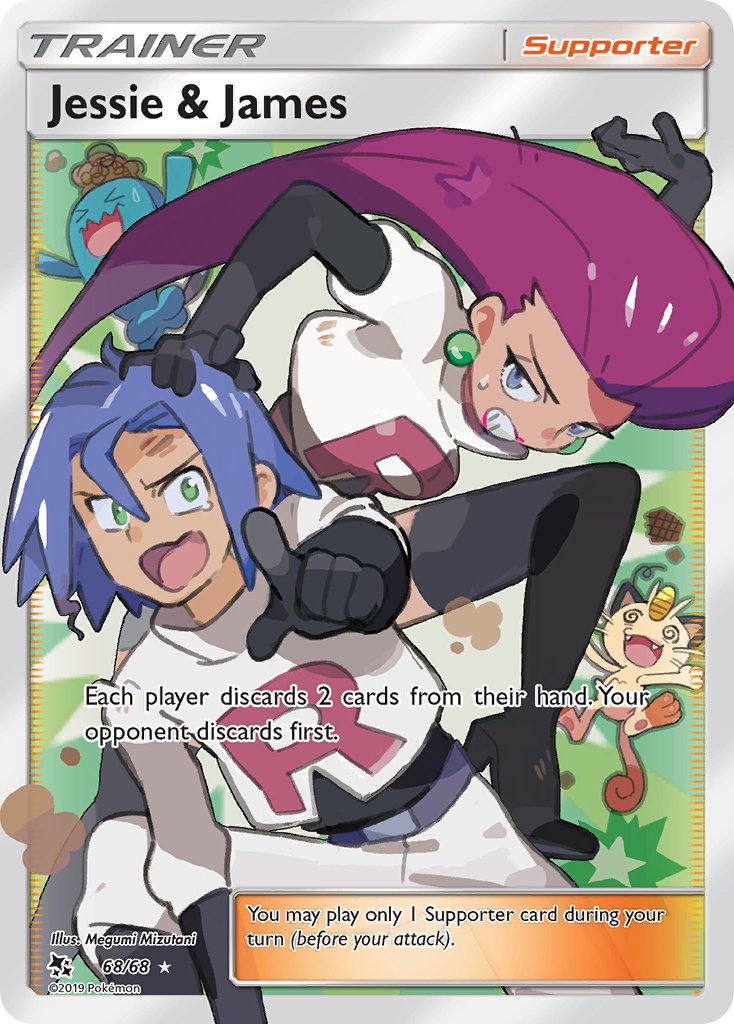 Jessie & James Full Art - 68/68 - Hidden Fates