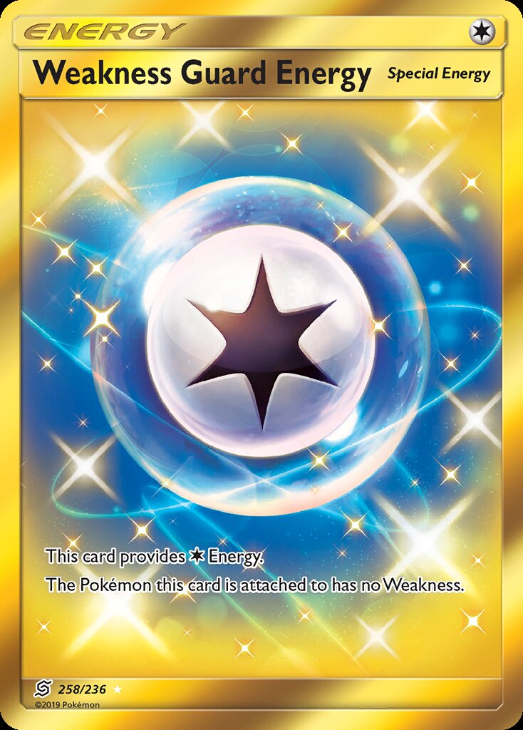 Weakness Guard Energy Secret Rare - 258/236 - Unified Minds