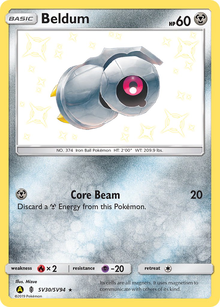 Beldum Baby Shiny - SV30/SV94 - Hidden Fates